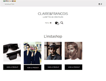 Tablet Screenshot of claireetfrancois.com
